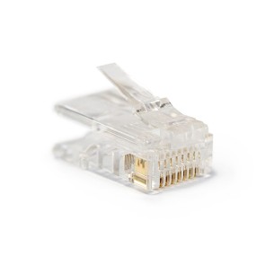 8P8C5E CONECTOR RJ45 CAT5E UNIFILAR/MULTIFILAR, CATCOM