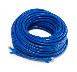 PC6-2075 PATCH CORD CAT6 75FT COLOR AZUL C/BOTA TERMOMOLDEADA, CATCOM