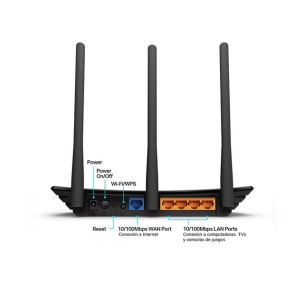 WR940N ROUTER INALAMBRICO N 450MBPS 4 PTS 10/100